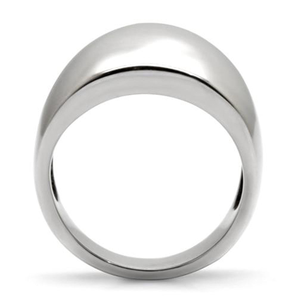 ARTK034 Stainless Steel High Polished Classic Tapered Band Fashion Ring Women's Size 5-10